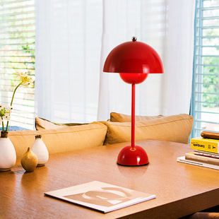 Danish Bud Lamp Ins Style Scandinavian Mushroom Table Lamp Creative Everlasting Lamp Wedding Lamp Retro Bedroom Bedside Atmosphere Lamp