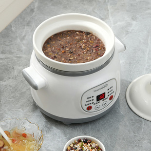 Multi-functional electric stew pot household purple sand porridge soup casserole complementary food ceramic bird's nest stew pot wholesale electric stew pot