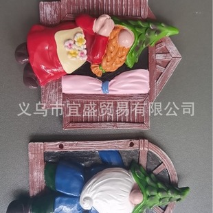 Christmas Gift Ornaments Garden Ornaments Dwarfs Resin Crafts Cartoon Dwarf Statue White Beard Old Man