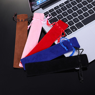 Creative Large Capacity Cartoon Stationery Bag Canvas Pencil Bag Children Stationery Bag Pencil Bag Flannelette Pencil Bag Logo Printing