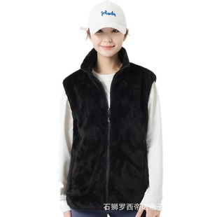Source factory 2024 new coral fleece heating vest heating vest electric heating warm charging heating coat men