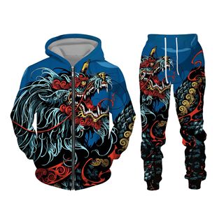 AliExpress Amazon 3D толстовка с принтом животных свободная повседневная толстовка для пар большого размера