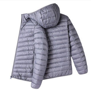 2024 new lightweight cotton-padded jacket men's slim short Korean fashion brand plus size fashion thin winter coat men's clothing