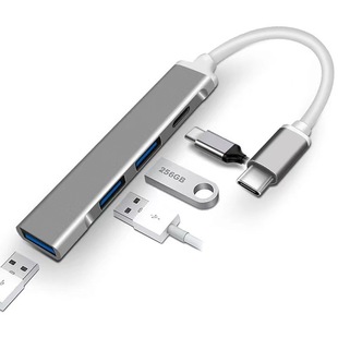 Type-c One to Four USB3.0 Extender Mobile Phone Laptop Hub Expansion Dock USB to TYPEC