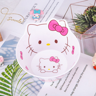 New Cartoon children's bowl melamine shape bowl cute creative drop-resistant anti-scald soup bowl melamine imitation porcelain rice