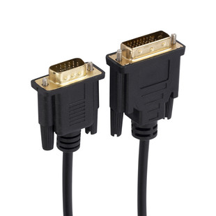 DVI в VGA1 M 2 м конвертер компьютерный монитор кабель DVI 24 + 1 в Штекерный адаптер VGA