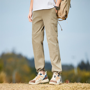 New Crock Pants Men's and Women's Size Camping Pants Spring and Autumn Waterproof Soft Pants Universal Hiking and Mountaineering Leisure Tourism