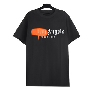 Summer New Trendy Brand Palm Bear Palm American Style High Street Loose Short-sleeved T-shirt Men's Hip-hop Casual Half-sleeved T-shirt