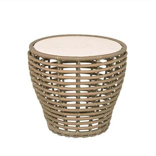 Nordic Outdoor Sofa Villa Courtyard Outdoor Rattan Sofa Combination High-end Hotel Model Room Creative Rattan Furniture