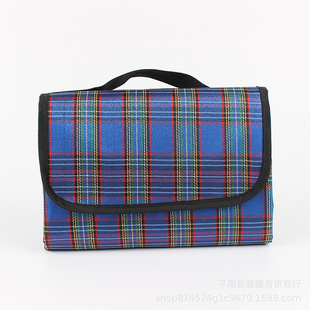 Outdoor Picnic Mat Thickened Outing Mat 600d Oxford Cloth Waterproof Moisture-Proof Foldable Portable Handle Moisture-Proof Mat