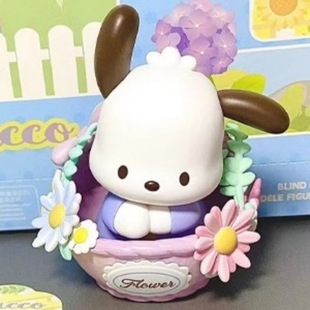 Sanrio Blind Box Цветы и подросток серии Paccha Dog ручной работы