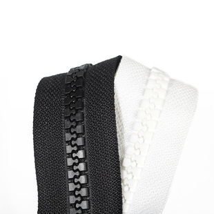 Customized 3#5#8# Black closed-end resin zipper 80cm clothing coat bag backpack zipper