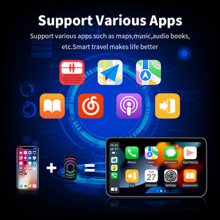 Cross-border new source factory wireless CarPlay box original car wired to wireless module interconnection adapter