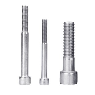 304 stainless steel half thread hexagon screw half thread cylinder head bolt wholesale M4M5M6M8M10M12