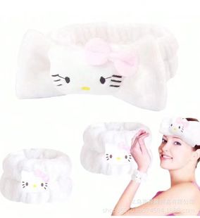 New bow wash face hair band Sanrio hair band hair band cartoon three-dimensional library Lomi KT cat cross-border manufacturers