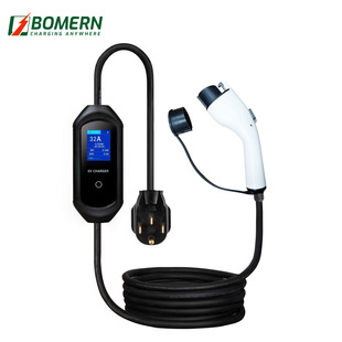 Electric vehicle charging pile SAE J1772 American standard 40A/32A/16A AC portable on-vehicle charging nema