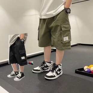 Boys' Summer Pants 2025 New Children's Summer Shorts Big Boy's Summer Cover Pants Trendy
