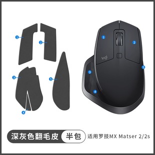 Применимо к противоскользящим наклейкам Logitech MX Master2, наклейки master2s, Кожа Ящерицы, замша, впитывающая пот, наклейки для мыши