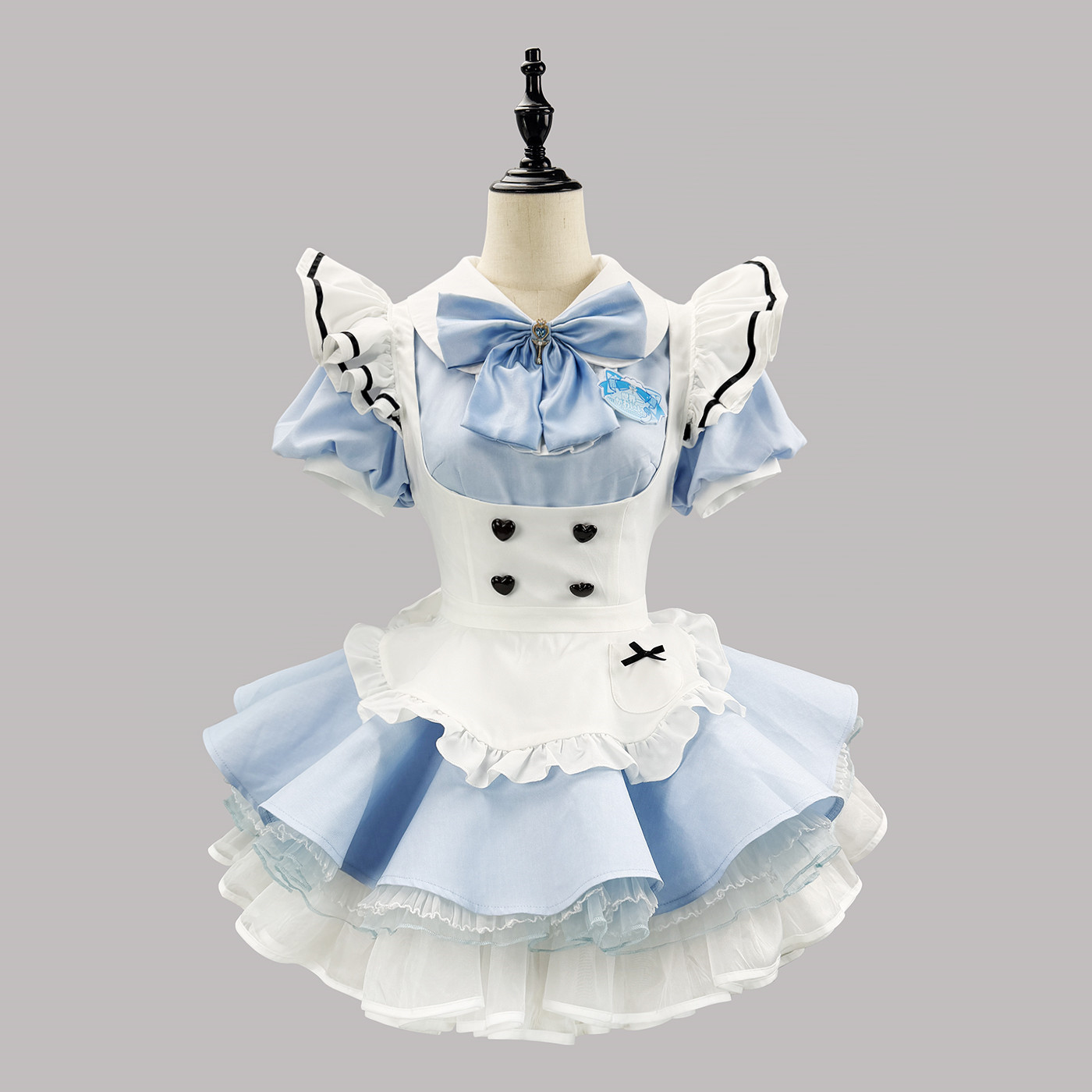 Replica Version~Japanese-Style Short Sweet Maid Outfit Cute Puffy Skirt Lolita Soft Girl Dress with Small Flying Sleeves