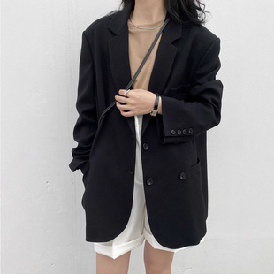 Spring 2025 New Street Casual Loose White Suit Jacket Women's Design Sense Niche Elegant Small Suit