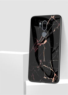for lgg7 phone case G9 marble protective case G8 thinq tempered glass case LG V60 all-inclusive men