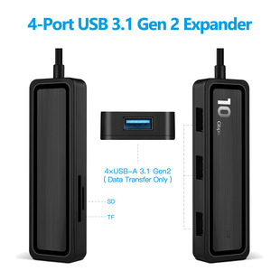 USB Docking Station 3.2 Multi-interface Suitable for TYPEC Notebook Huawei Apple Lenovo Computer HUB Splitter