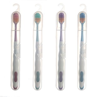 Shan Mu Supermarket Adult Wide Head Soft Hair Toothbrush Family 6 Pack High Density Rose High-end Super Wholesale Price