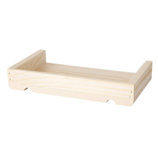 Home Storage Rack Wooden Color with Holes Wooden Storage Rack Wall Storage Rack, Small Items Storage Rack