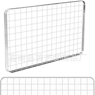 Acrylic Silicone Seal Handle Back Plate Seal Companion Hand Account Transparent Block DIY Graffiti Crystal Block Rubber Stamp