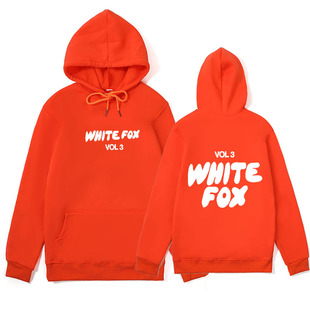 Cross-border New WHITEFOX Surrounding Aid Clothing Same Style Sweater European Size Loose Casual Sports Hoodie for Men and Women