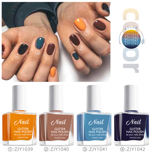 Honey Alcohol Color Series Non-Roasting Water-Based Nail Polish Quick-Drying and Durable No Odor Starlight Fine Flash White Manicure Sequins