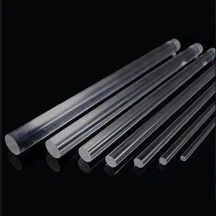 Factory direct transparent acrylic rod large diameter crystal cylindrical light guide rod plus plexiglass rod bubble rod