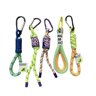 Clothing DIY woven children's lanyard luggage personalized accessories fashion ins bag jeans hanging accessories source factory