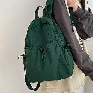 Cross-border Large Capacity Retro Fashion Casual Schoolbag Women's Ins Style Japanese Student Backpack Lazy All-match Backpack