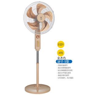 Diamond brand electric fan 18 inch 5 type household floor fan vertical shake head 5 colored aluminum leaves strong wind