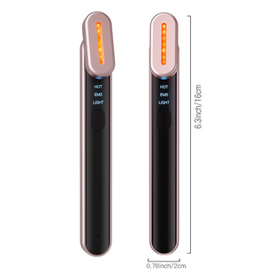Cross-border selling EMS micro-current into the home eye beauty instrument massage color light vibration small iron eye beauty instrument