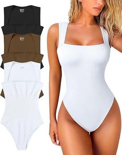 Cross-border Europe and the United States without steel ring one-piece underwear high elastic fabric three-dimensional breast-support fit body shape sleeveless body-shaping one-piece clothing