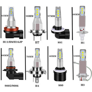Новый светодиодный 80W H8 H7 H11 H4 9005 9006 2525 автомобиль светодиодные противотуманные фары мотоцикл свет