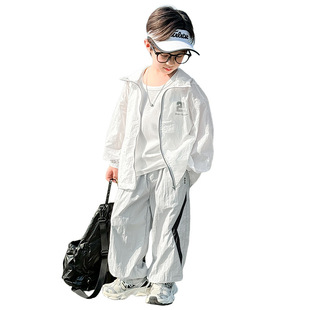 Fairy Tale Memory Boys' Sun Protection Clothing Summer 2025 New Children's Summer Thin Air-conditioning Clothing Coat Boys Top