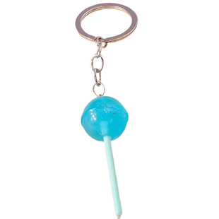 Luminous Color Lollipop Keychain Transparent Color Candy Pendant Mobile Phone Bag DIY Decoration Accessories Cross-border Hair