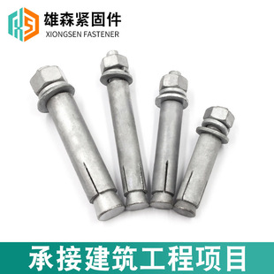 Hot Galvanized Expansion Bolt Hot Dip Zinc Expansion Bolt Carbon Steel Metal Expansion Power Photovoltaic Dacromet Expansion Wire