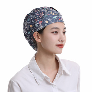 Breathable food work hat bag hair cooking oil smoke restaurant chef hat health home nurse dust cap