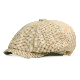 wish AliExpress ebay Amazon cross-border beret men's houndstooth forward hat personality fashion hat women's hat