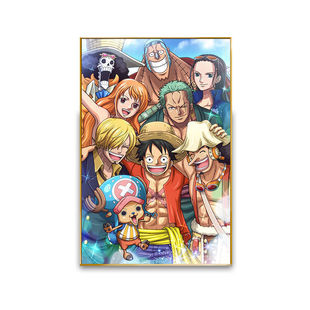 One Piece Decorative Painting Japanese Cartoon Animation Secondary Hanging Painting Living Room Bedroom Entrance Studio Children's Room Painting