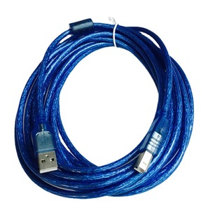 Factory Wholesale blue Copper Core 64b braided USB2.0 Printer Cable a Male to b Male Printing Cable 1.5m