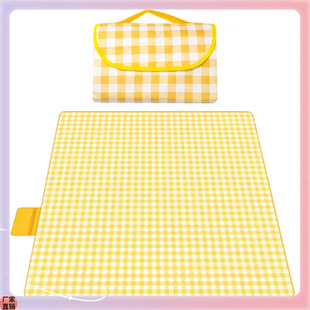 Ǒ Picnic Mat Thickeneded with Aluminum Mold Moisture-Proof Outdoor Picnic Camping Beach Tent Waterproof Lawn Mat Portable Picnic