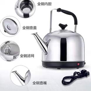 Electric kettle household large capacity sound stainless steel non-magnetic thickening fast automatic power-off high rise pot wholesale