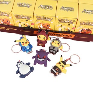 Эльф Фантастический Покемон Мультяшный Кукла Брелок Blind Box Сюрприз Подарок Брелок Пикачу Blind Box Подвеска