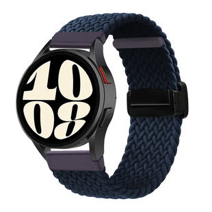 Применимо для Samsung watch6 ремешок нейлоновая плетеная магнитная всасывание Huawei GT3 часы ремешок 20 мм 22 мм универсальный