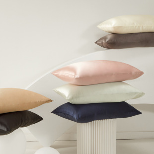 Double-sided artificial silk pillowcase in stock wholesale 74x48cm single sleep envelope pillowcase factory direct sales